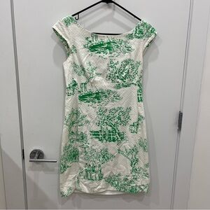 Lilly Pulitzer Allura Spring Fever Toile Sheath Cottage Mini Dress